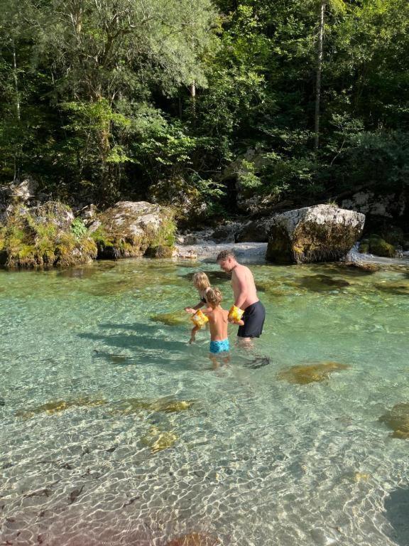 Apartmaji In Sobe Cuder Soča Екстериор снимка